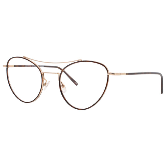 Front view of Andy Wolf Women's Eyeglasses AW-4717-B-53