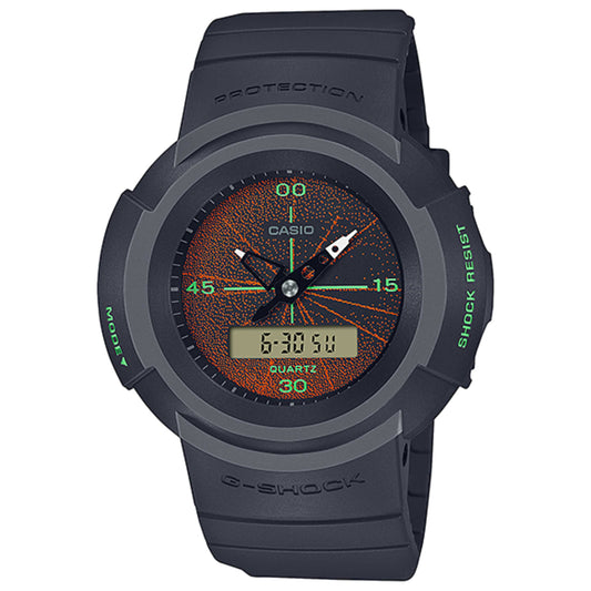 Front view of Casio G-Shock Men's Quartz Watch AW-500MNT-1ADR