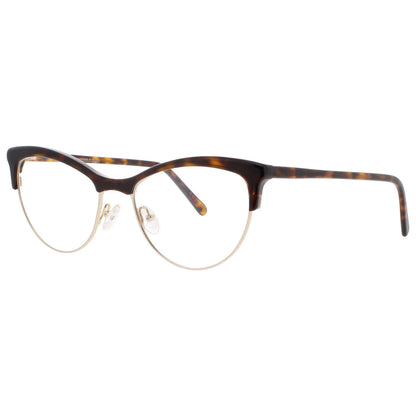 Front view of Andy Wolf Women's Eyeglasses AW-5081-B-53