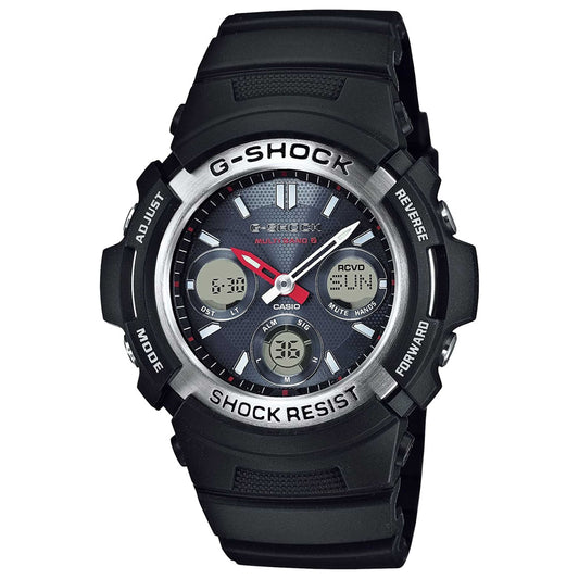Front view of Casio G-Shock Men's Quartz Watch AW-590-1AHDR