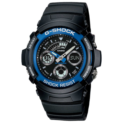 Front view of Casio G-Shock Men's Quartz Watch AW-591-2AHDR