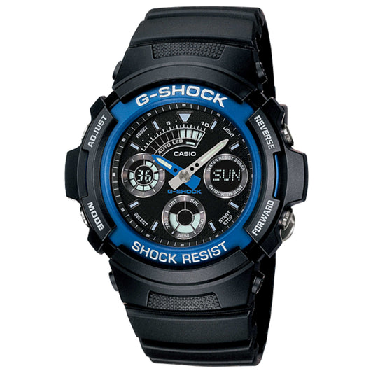 Front view of Casio G-Shock Men's Quartz Watch AW-591-2AHDR