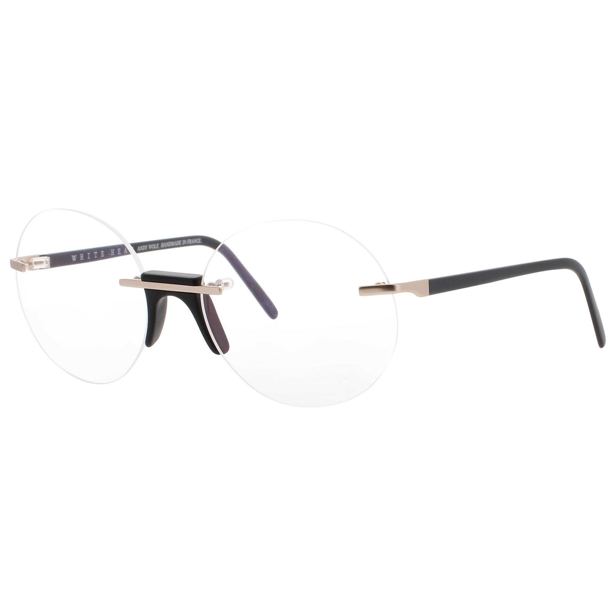 Front view of Andy Wolf Unisex Eyeglasses AW-IGNACIO-A-55