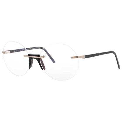 Front view of Andy Wolf Unisex Eyeglasses AW-IGNACIO-A-55