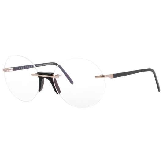 Front view of Andy Wolf Unisex Eyeglasses AW-IGNACIO-A-55
