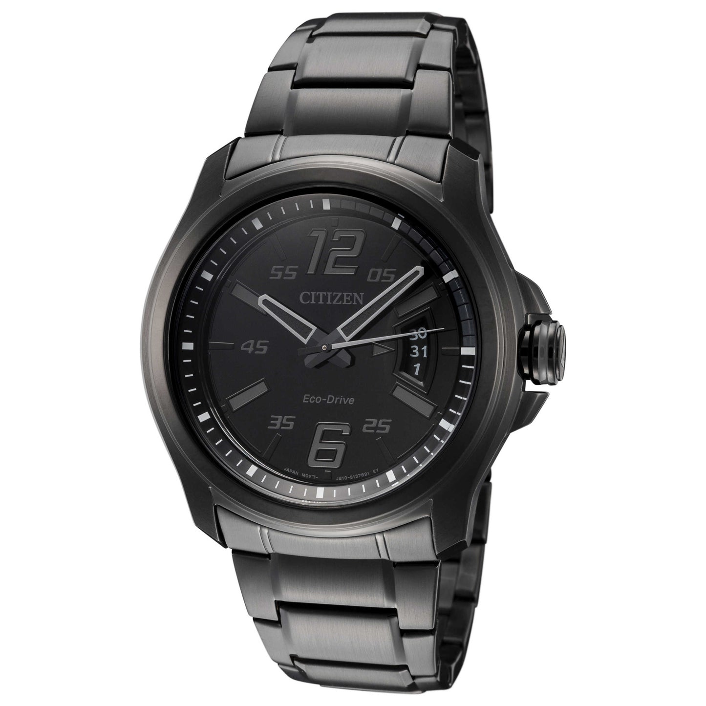 Front view of Citizen HTM Men's Solar Watch AW1354-82E