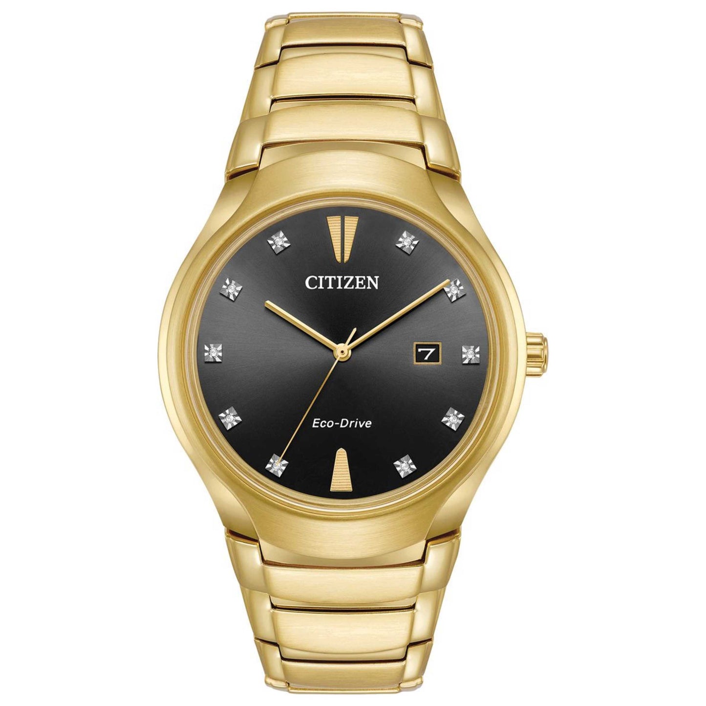 Front view of Citizen Paradigm Men's Solar Powered Quartz Eco-Drive Watch AW1552-54E