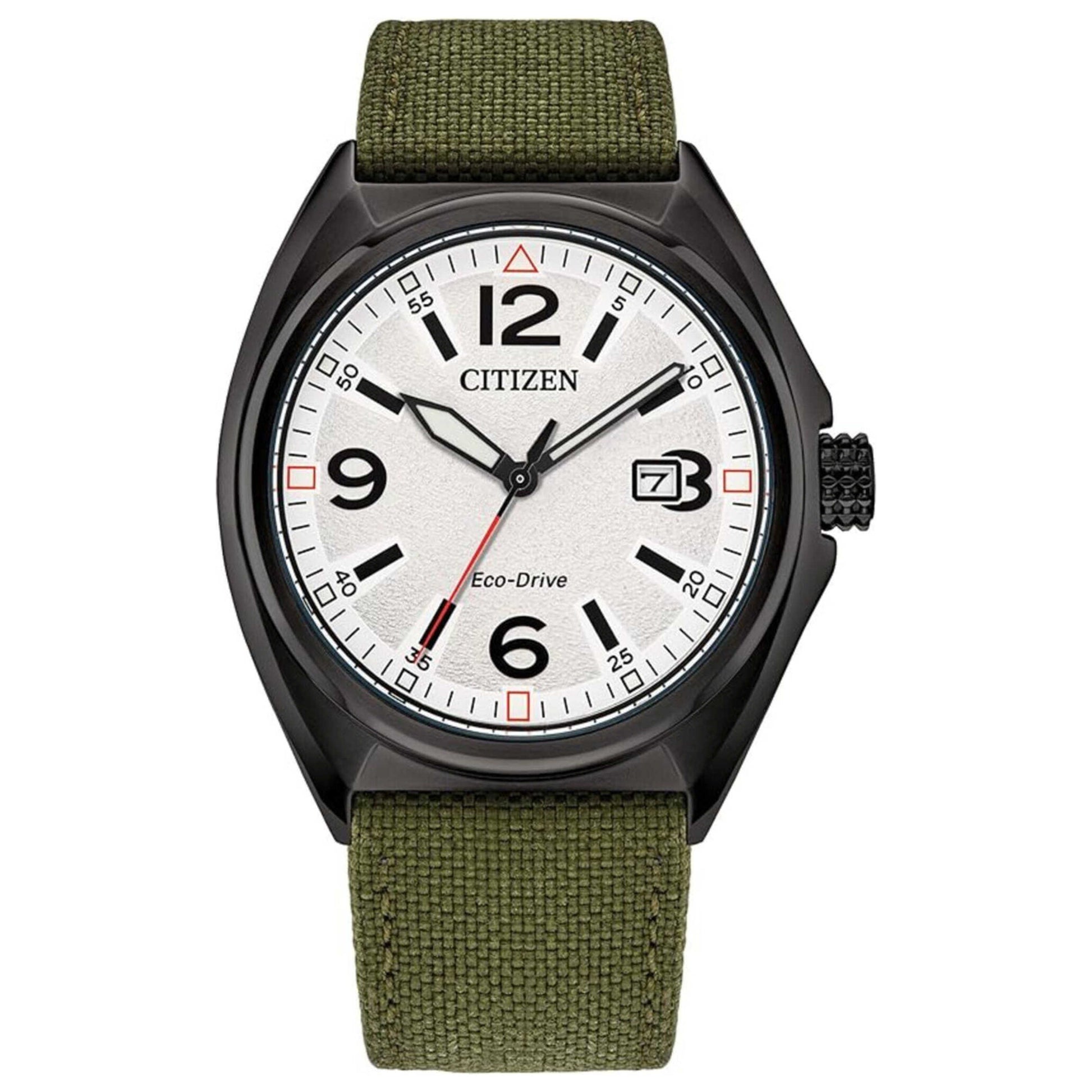 Front view of Citizen Classic Men's Solar Powered Quartz Eco-Drive Watch AW1575-16A
