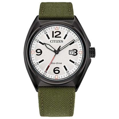 Front view of Citizen Classic Men's Solar Powered Quartz Eco-Drive Watch AW1575-16A