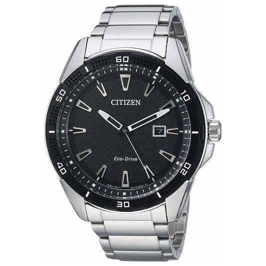 Front view of Citizen Eco-Drive Men's Solar Powered Quartz Eco-Drive Watch AW1588-57E
