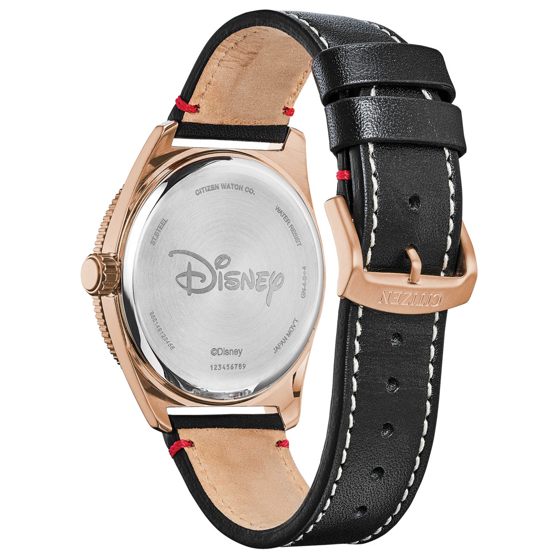 Left view of Citizen Mickey Mouse Men's Quartz Watch AW1596-08W