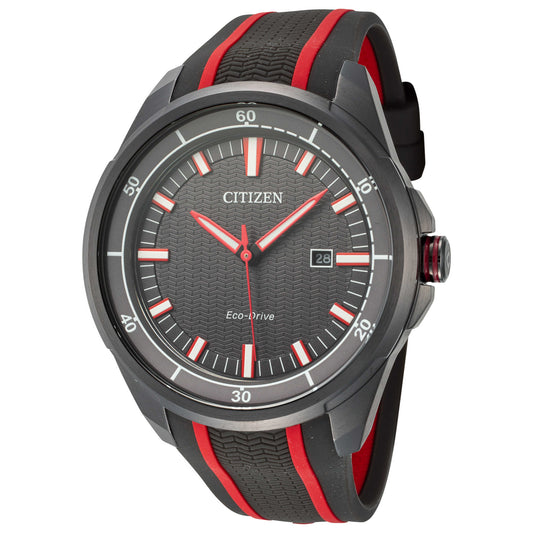 Front view of Citizen Weekender Men's Solar Watch AW1607-03H