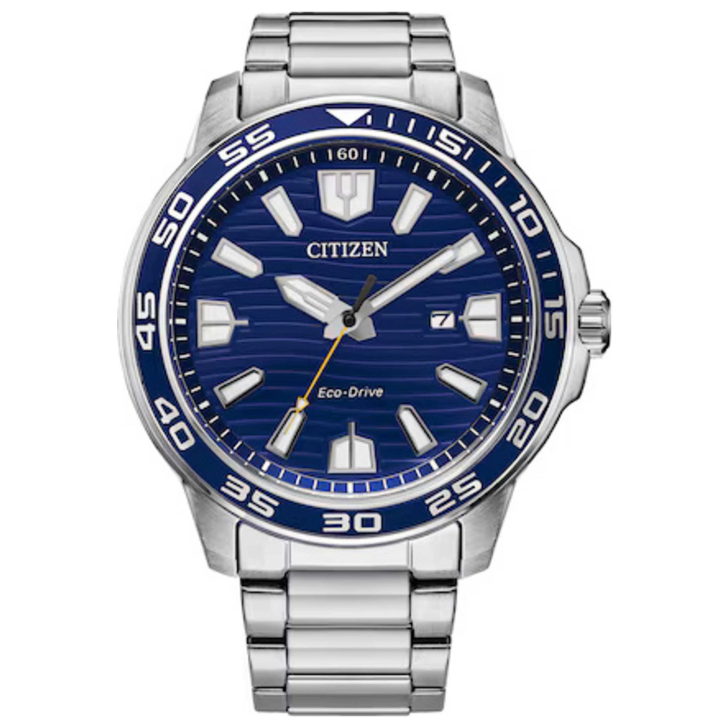 Front view of Citizen Classic Men's Solar Powered Quartz Eco-Drive Watch AW1700-59L