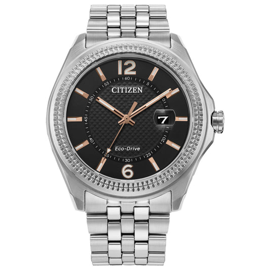 Front view of Citizen Corso Men's Solar Powered Quartz Eco-Drive Watch AW1740-54H