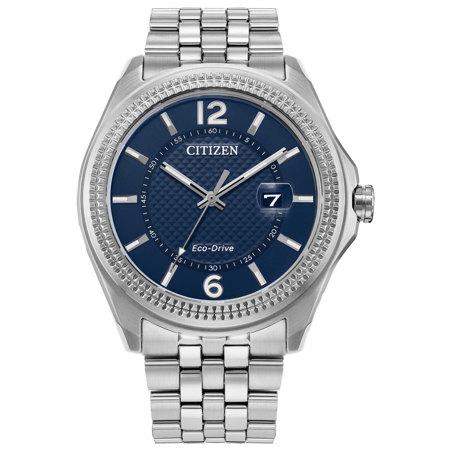 Front view of Citizen Corso Men's Solar Powered Quartz Eco-Drive Watch AW1740-54L