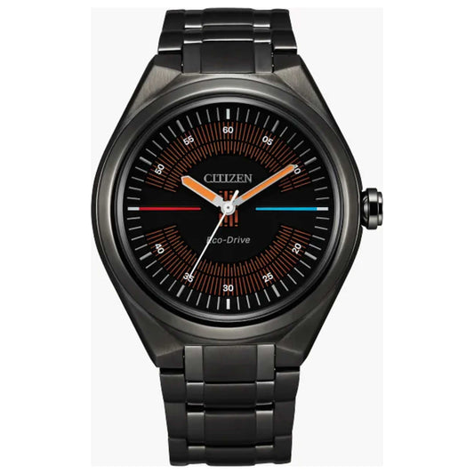 Front view of Citizen Bespin Men's Solar Powered Quartz Eco-Drive Watch AW2047-51W