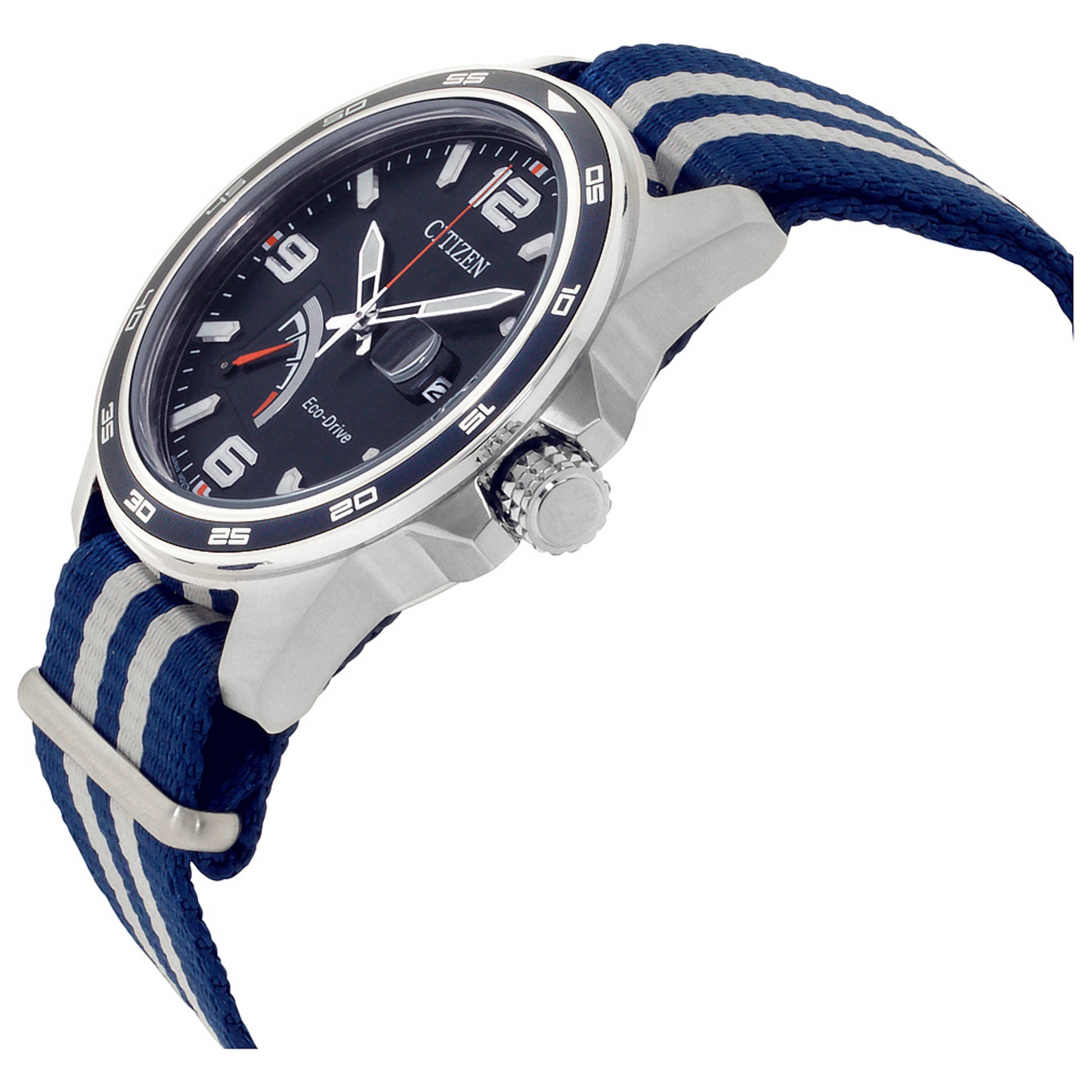 Citizen PRT Men's Solar Powered Quartz Eco-Drive Watch AW7038-04L - Image #2