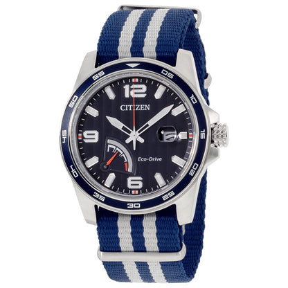 Front view of Citizen PRT Men's Solar Powered Quartz Eco-Drive Watch AW7038-04L