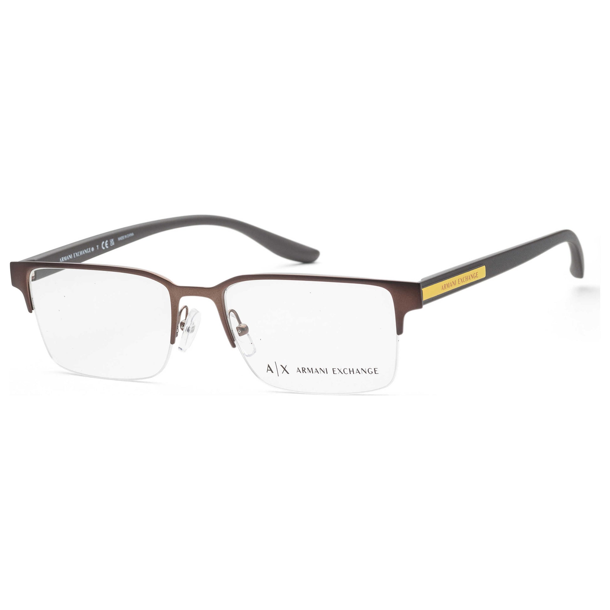 Front view of Armani Exchange Classic Men's Opticals AX1046-6001