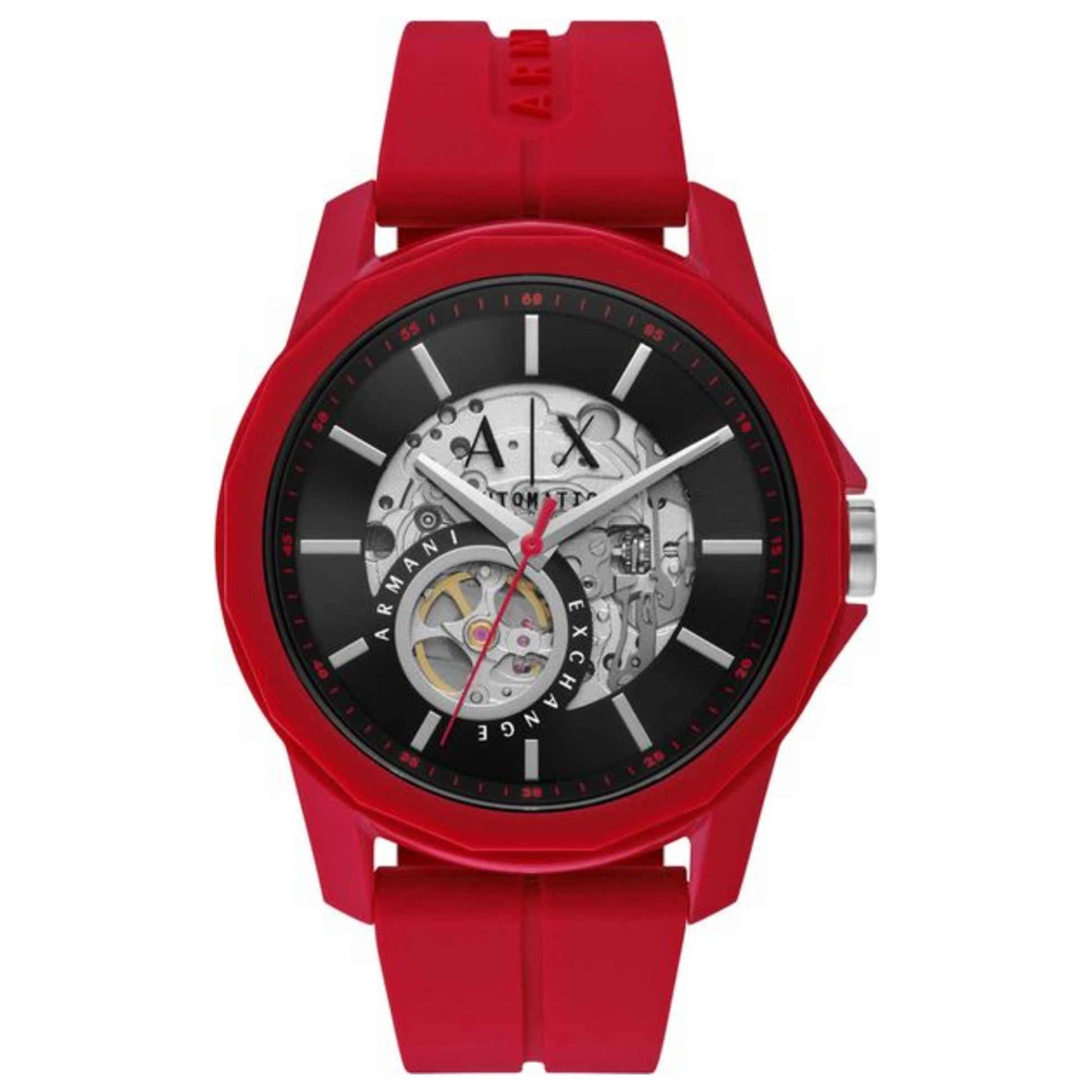Front view of Armani Exchange Banks Men's Automatic Watch AX1728