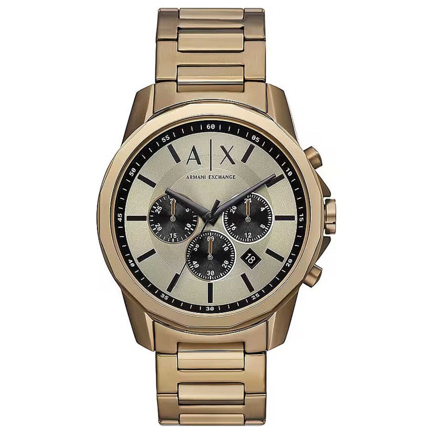 Front view of Armani Exchange Banks Men's Quartz Watch AX1739