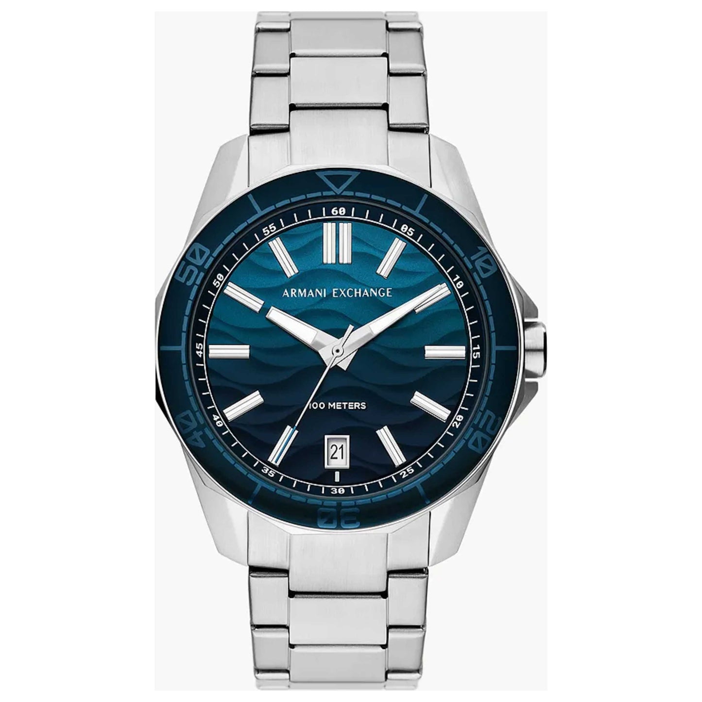 Front view of Armani Exchange Spencer Men's Quartz Watch AX1950