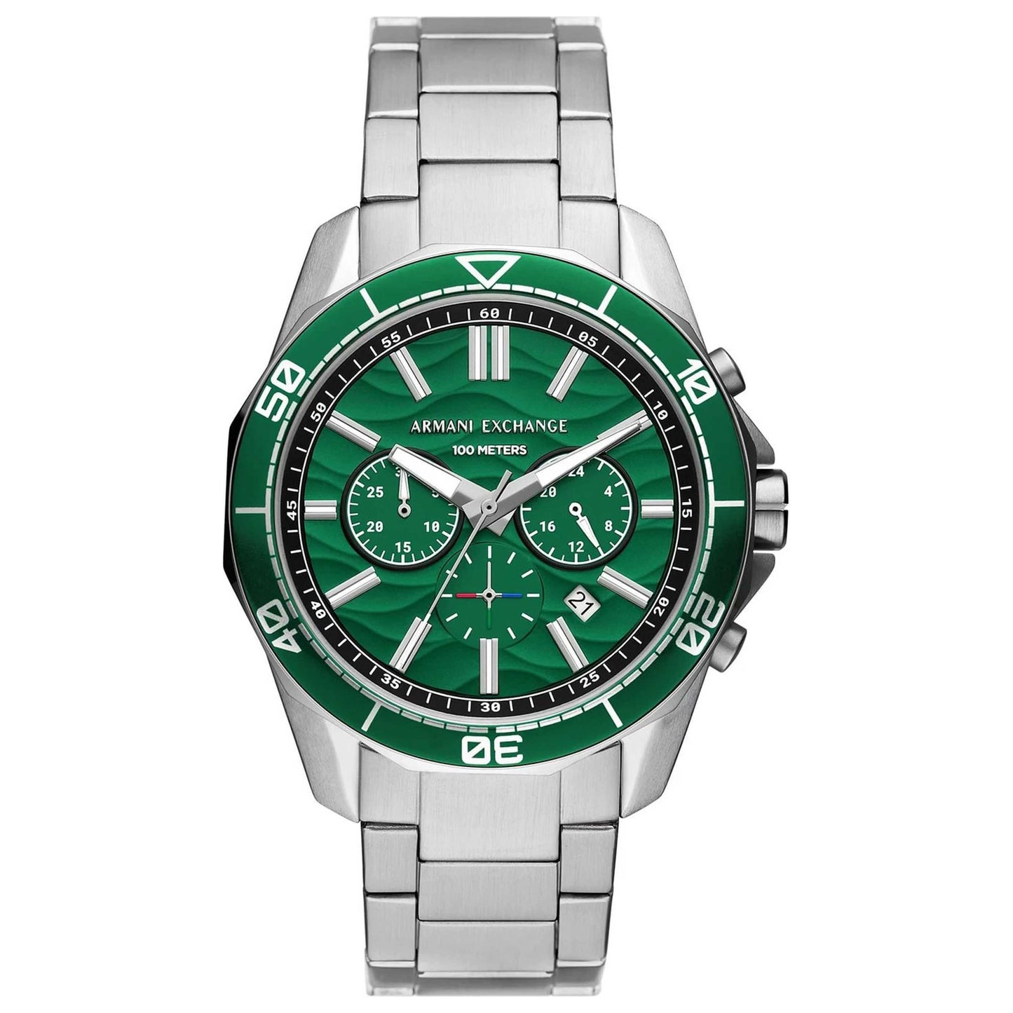 Front view of Armani Exchange Spencer Men's Quartz Watch AX1957