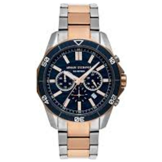 Front view of Armani Exchange Spencer Men's Quartz Watch AX1965