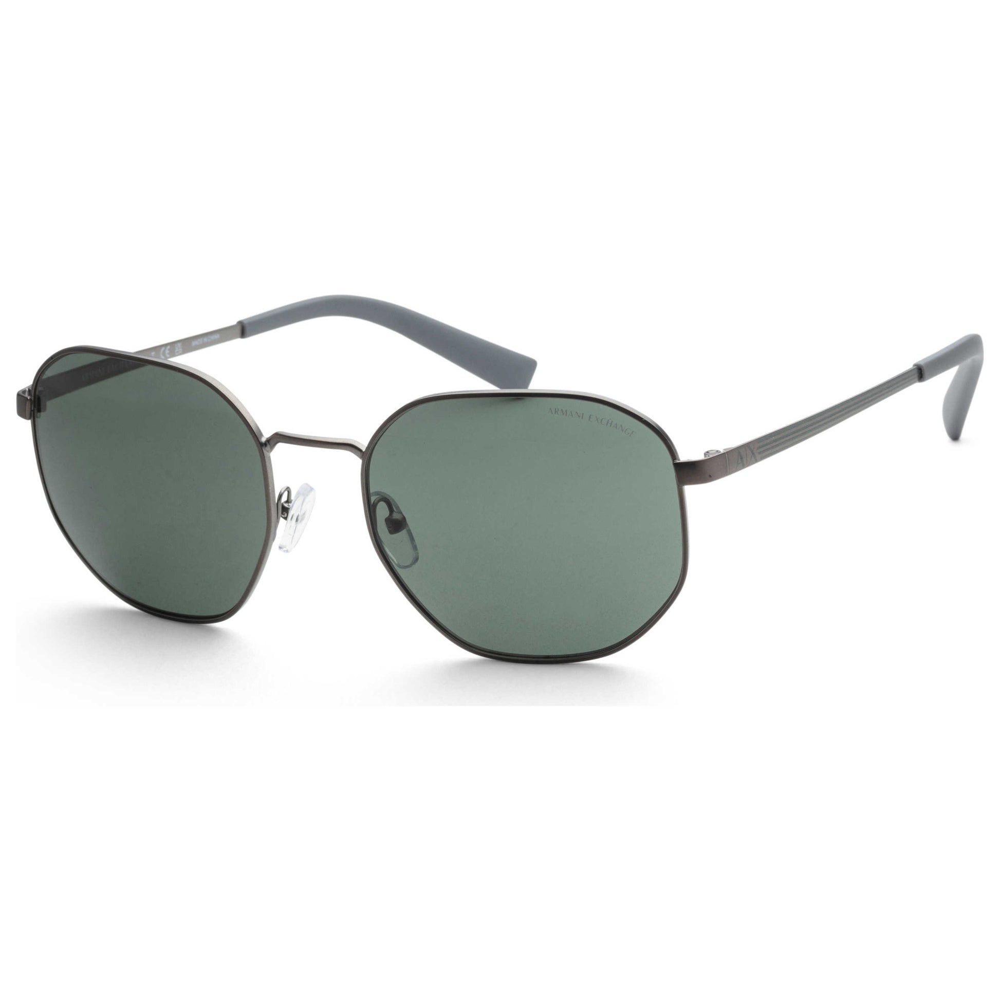 Front view of Armani Exchange Fashion Men's Sunglasses AX2036S-600371-56