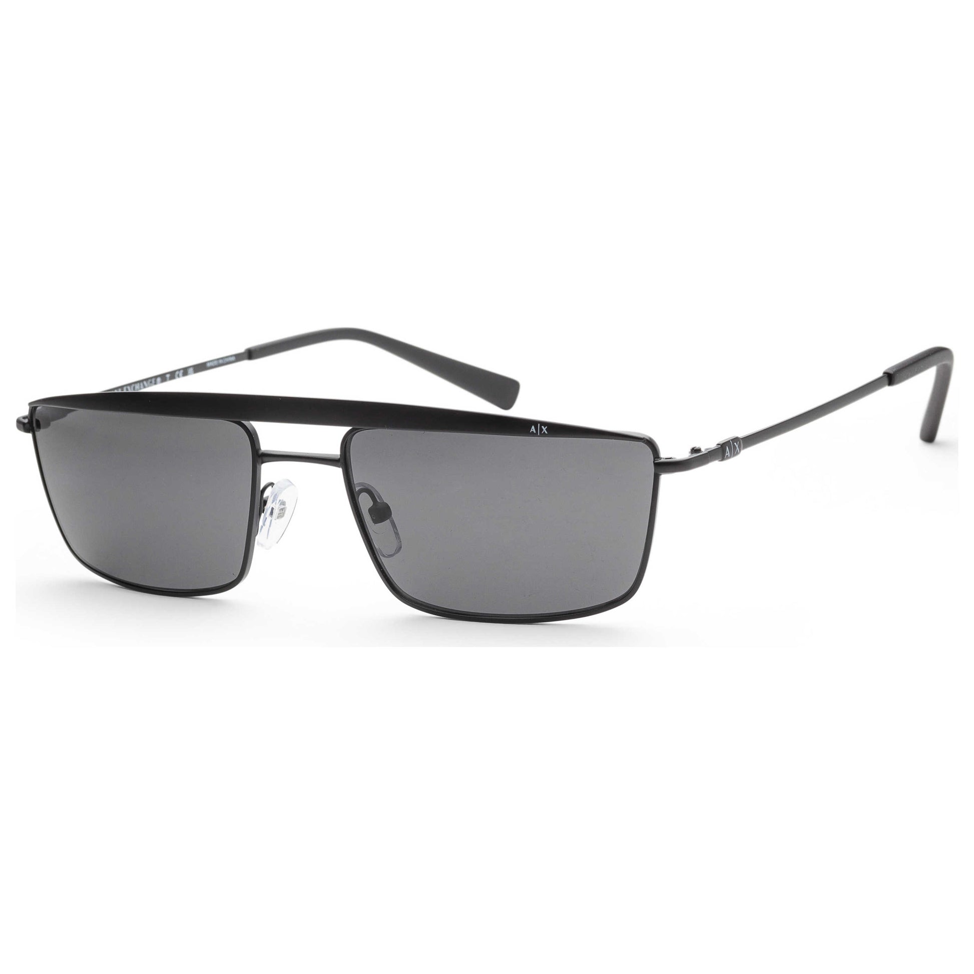 Front view of Armani Exchange Fashion Men's Sunglasses AX2038S-600087