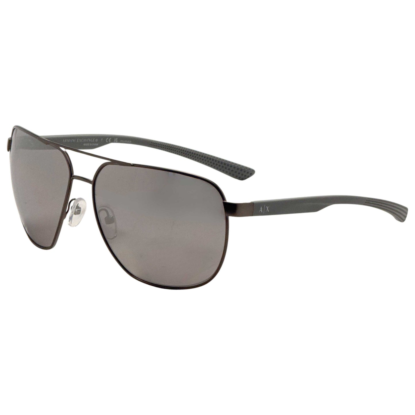 Front view of Armani Exchange Men's Sunglasses AX2047S-6003Z3-63