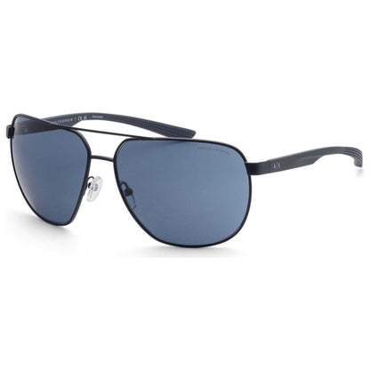 Front view of Armani Exchange Fashion Men's Sunglasses AX2047S-609980-63