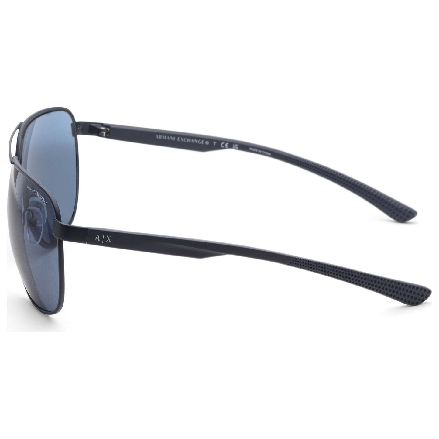 Left view of Armani Exchange Fashion Men's Sunglasses AX2047S-609980-63