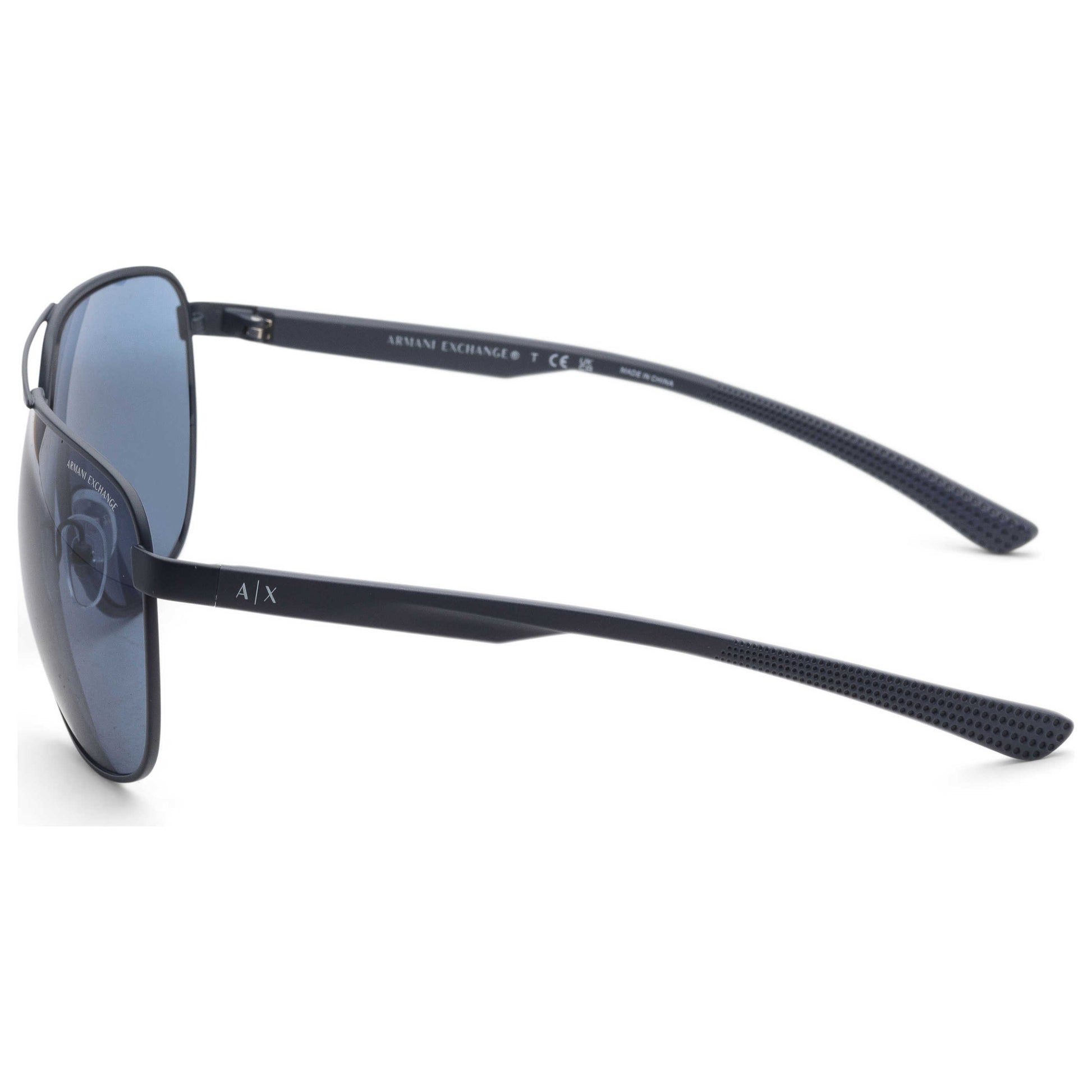 Left view of Armani Exchange Fashion Men's Sunglasses AX2047S-609980-63