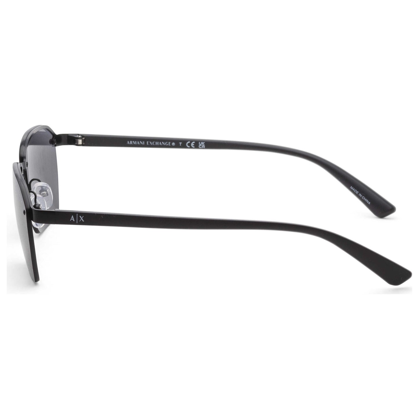 Left view of Armani Exchange Fashion Men's Sunglasses AX2048S-600087-59