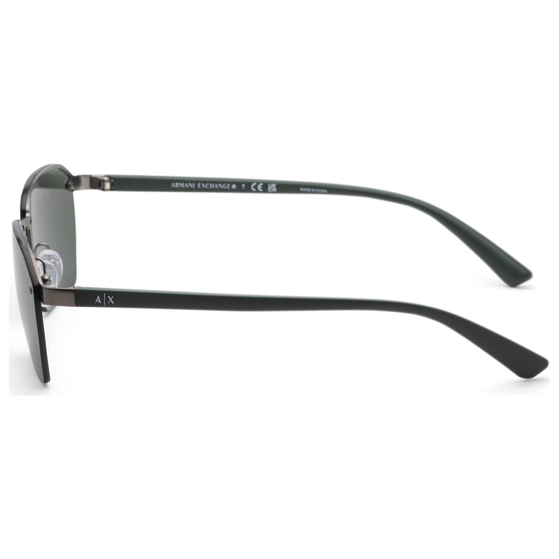 Left view of Armani Exchange Fashion Men's Sunglasses AX2048S-600371-59