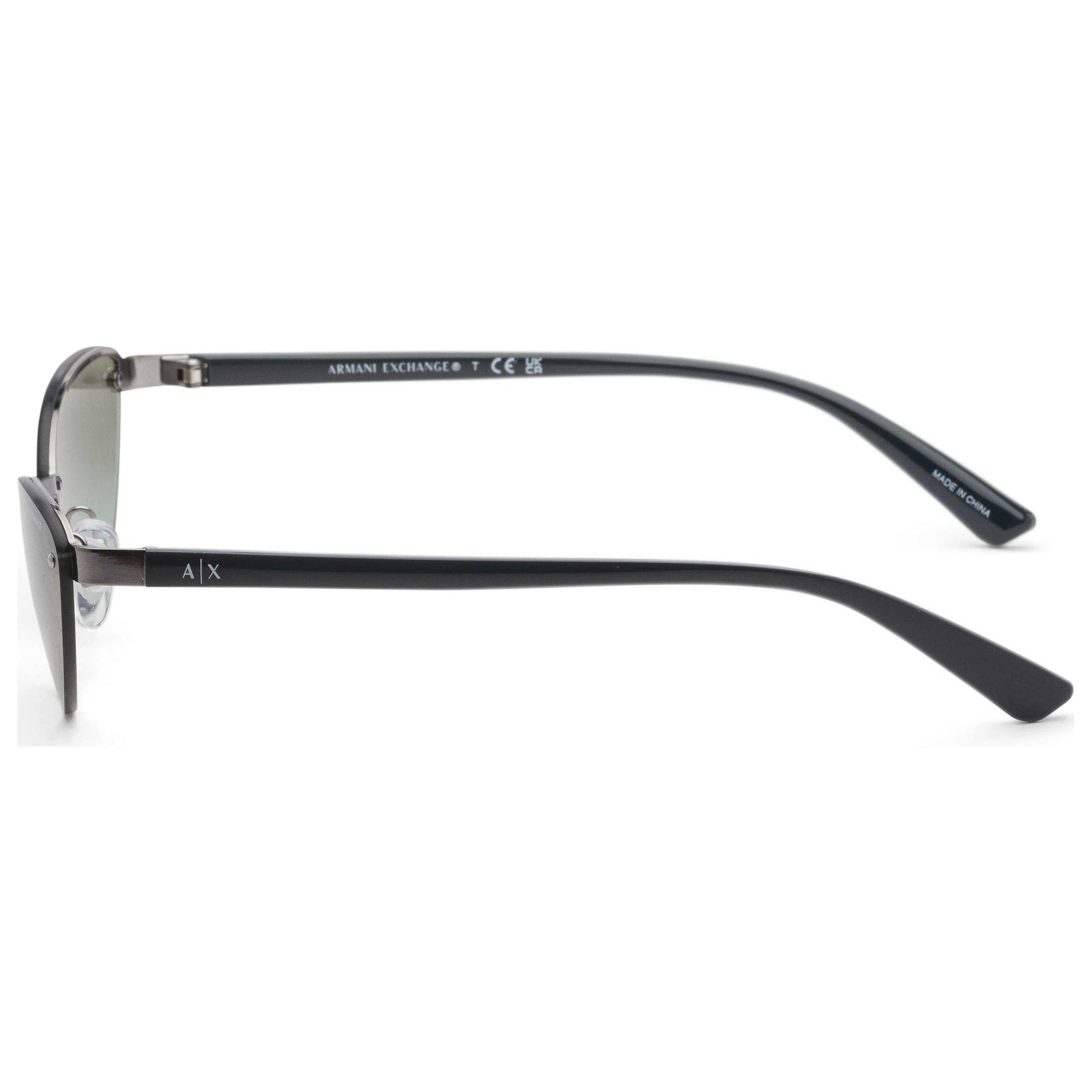 Left view of Armani Exchange Fashion Women's Sunglasses AX2049S-60038E-58