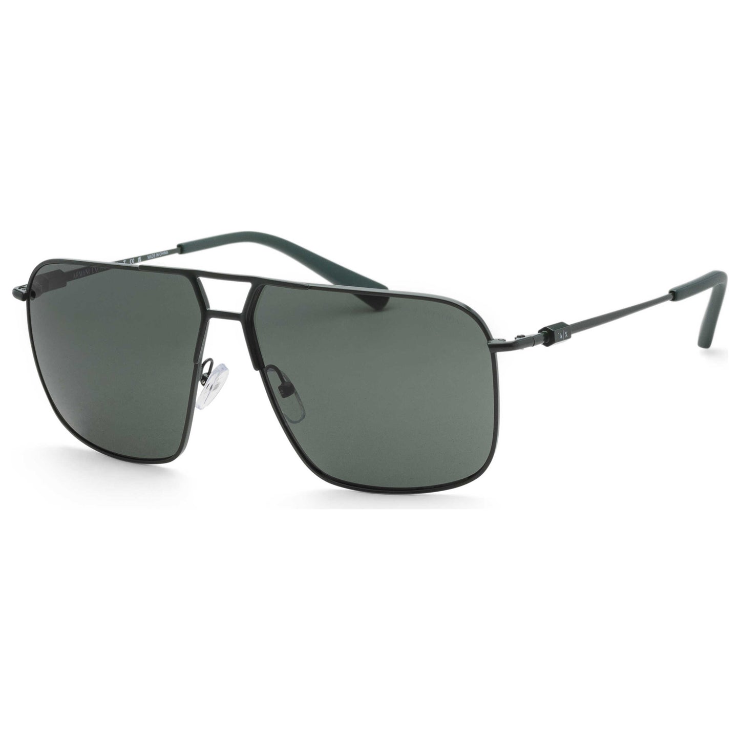 Front view of Armani Exchange Fashion Men's Sunglasses AX2050S-603571-60