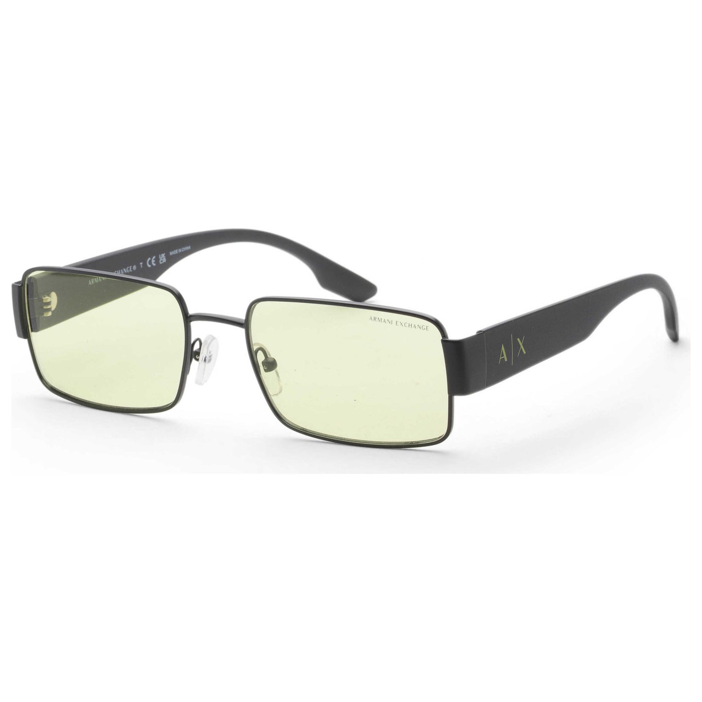 Front view of Armani Exchange Men's Sunglasses AX2052S-6000-2-57