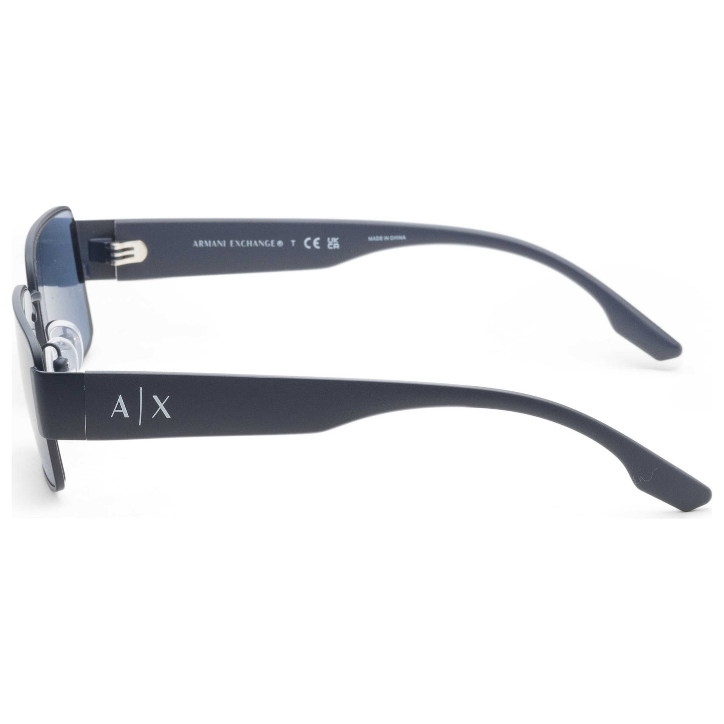 Left view of Armani Exchange Fashion Men's Sunglasses AX2052S-609980-57