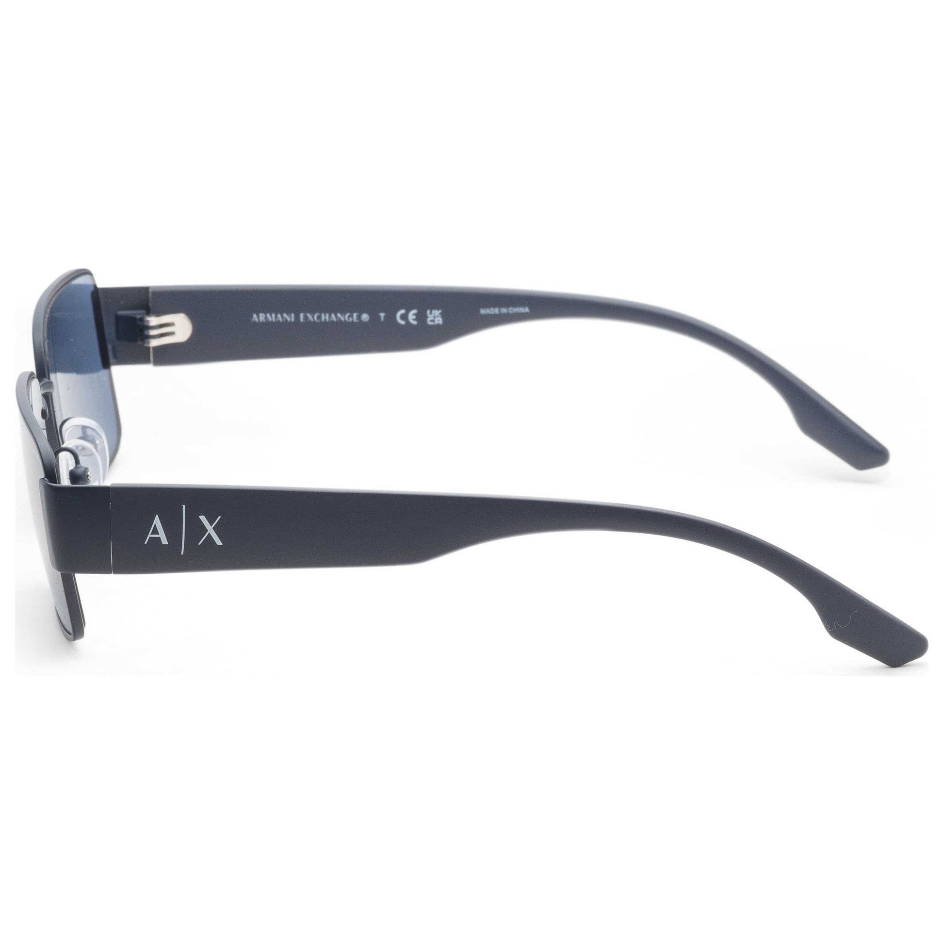 Left view of Armani Exchange Fashion Men's Sunglasses AX2052S-609980-57