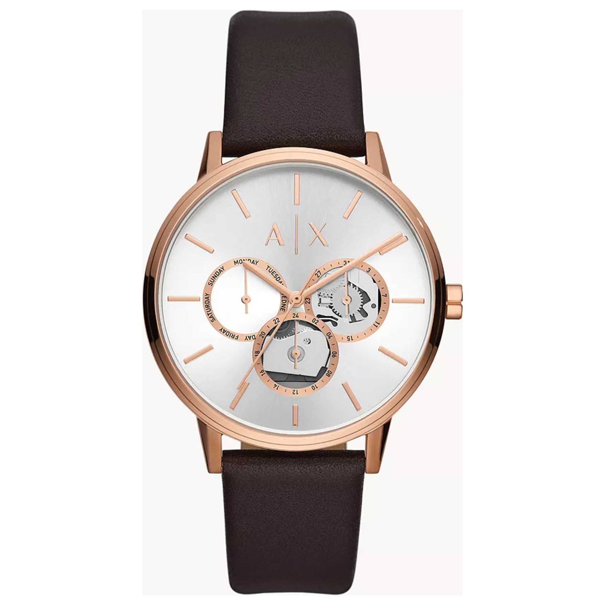 Front view of Armani Exchange Classic Men's Quartz Watch AX2756