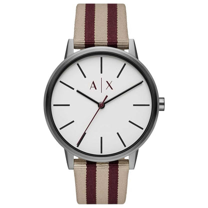 Front view of Armani Exchange Cayde Men's Quartz Watch AX2759