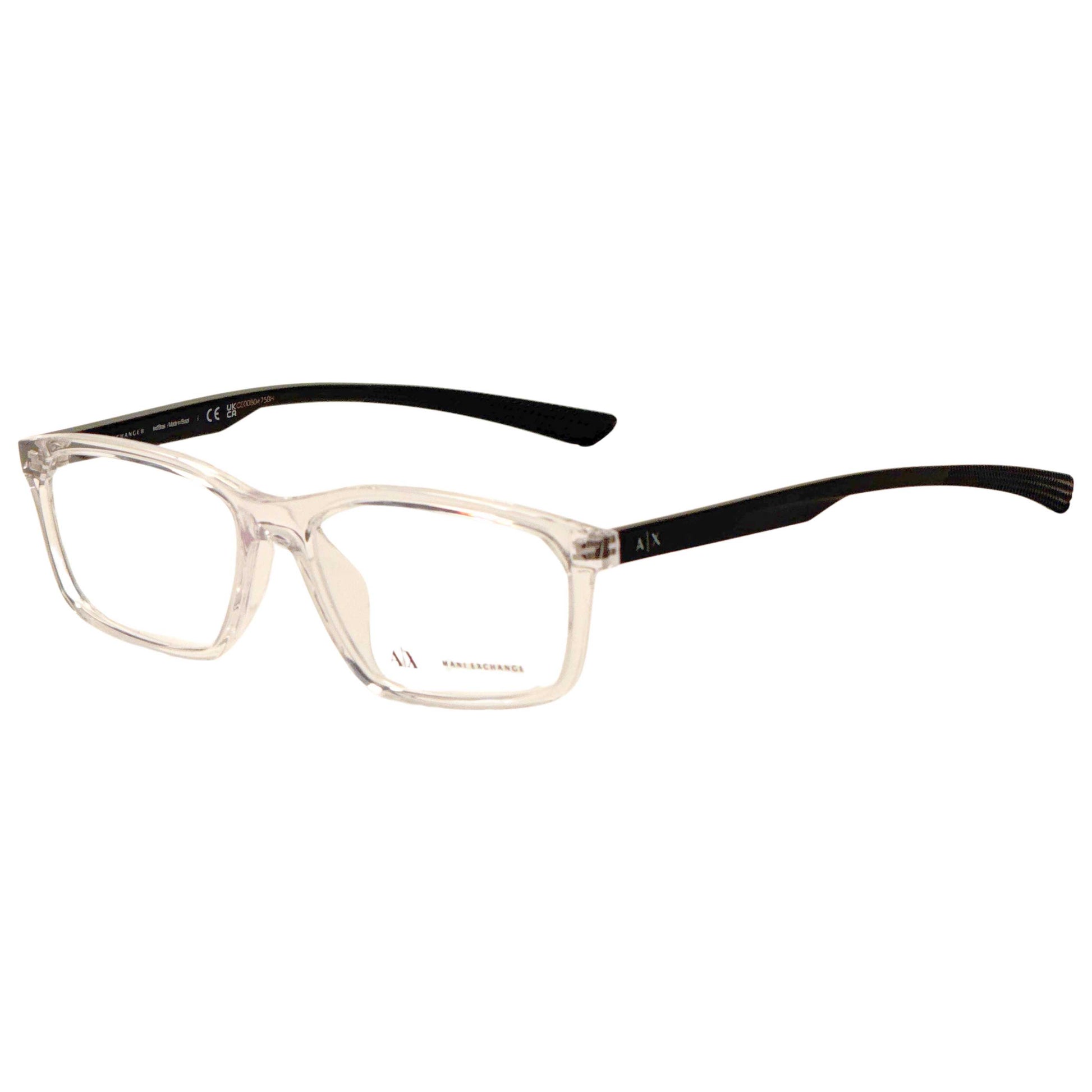Front view of Armani Exchange Men's Opticals AX3108U-8333-56
