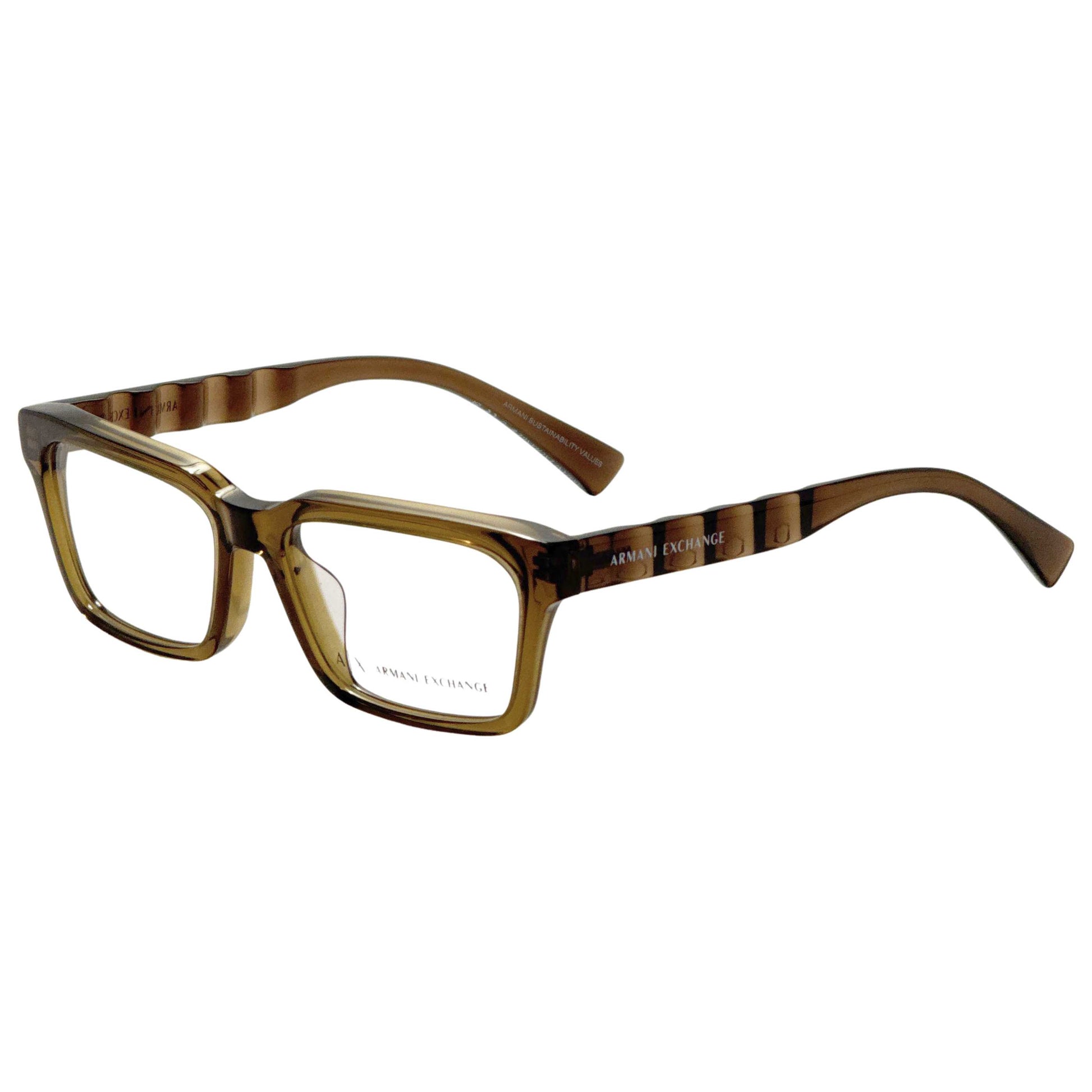 Front view of Armani Exchange Men's Opticals AX3116F-8358-55