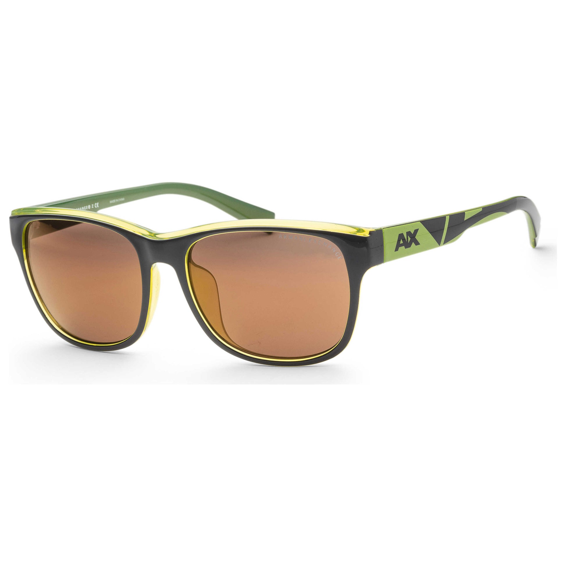 Front view of Armani Exchange Fashion Men's Sunglasses AX4036F-814373
