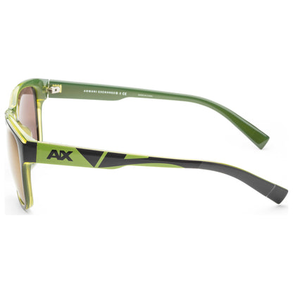 Left view of Armani Exchange Fashion Men's Sunglasses AX4036F-814373