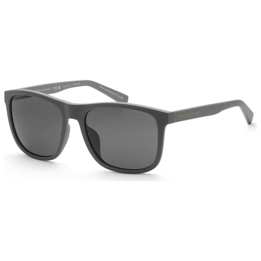Front view of Armani Exchange Men's Sunglasses AX4049SF-818087-57