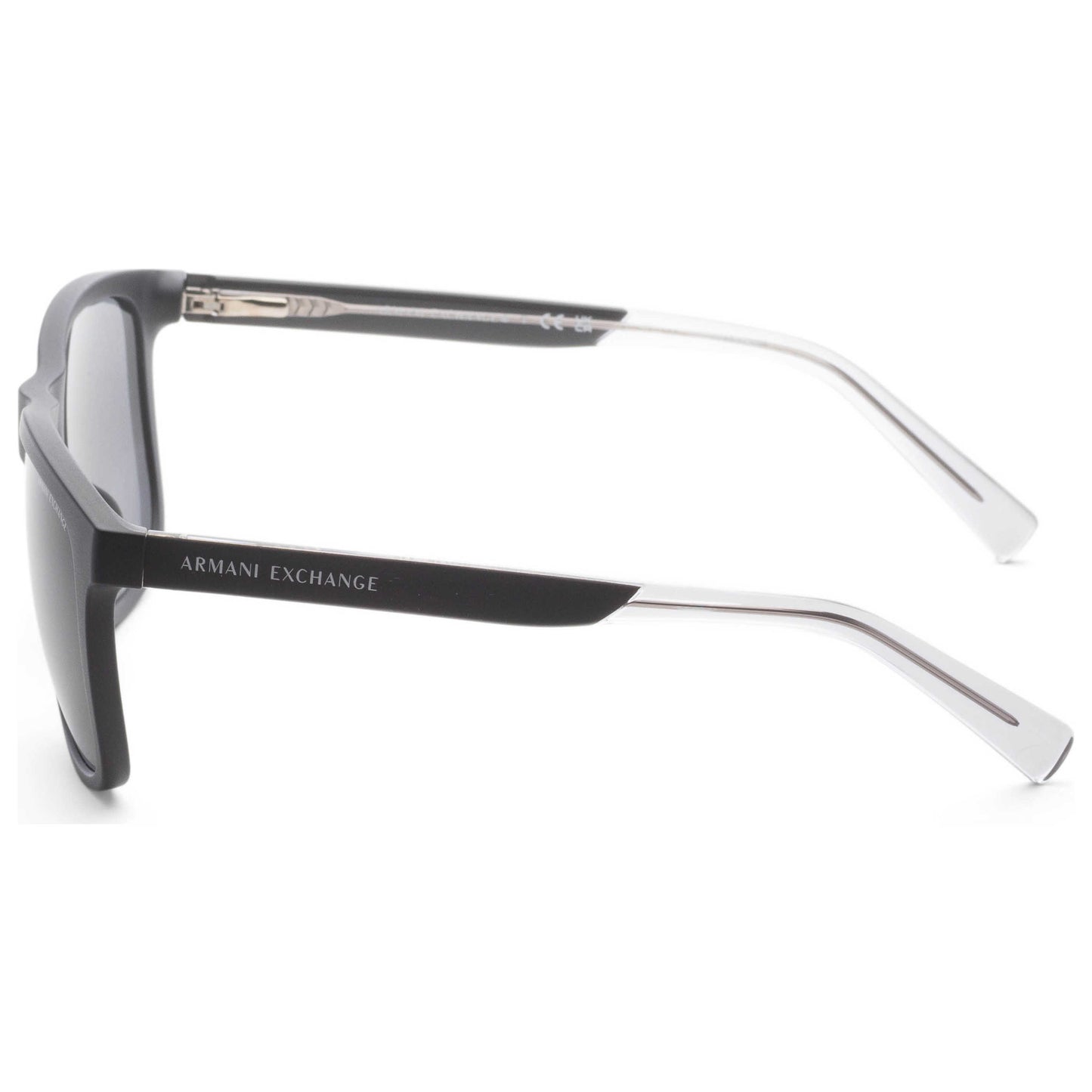 Left view of Armani Exchange Men's Sunglasses AX4049SF-818287-57
