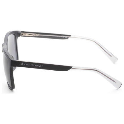 Left view of Armani Exchange Men's Sunglasses AX4049SF-818287-57